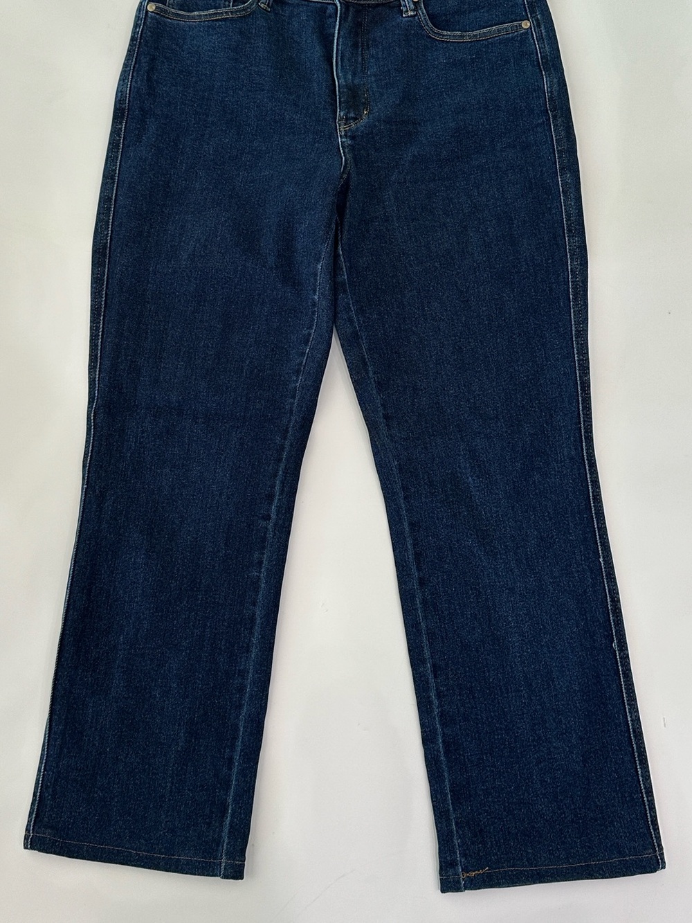 Judy Blue Dark Indigo Straight Leg Jeans - Picture 5 of 9